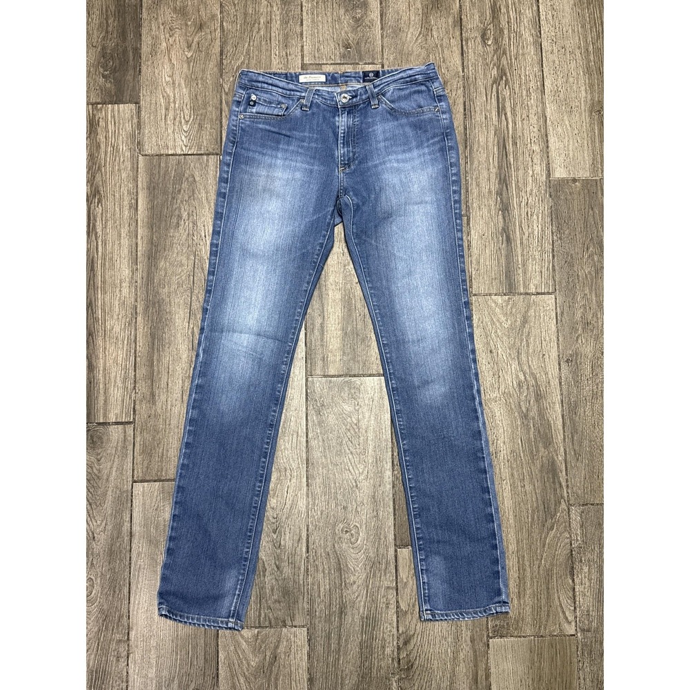 AG Adriano Goldschmied Jeans Womens 29R Blue the Premiere Skinny Straight Denim